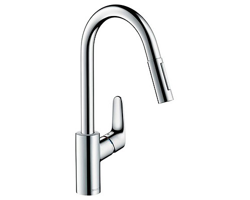 Смеситель для кухни Hansgrohe Focus 31815000 выдвижной излив, хром