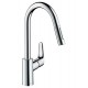 Смеситель для кухни Hansgrohe Focus 31815000 выдвижной излив, хром