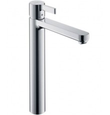 Смеситель для раковины Hansgrohe Metris S Highriser 31022000, со сливным гарнитуром