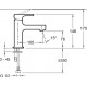 Смеситель Jacob Delafon Strayt Mini E8919-CP для раковины