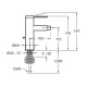 Смеситель Jacob Delafon Grands Boulevards для биде, с донным клапаном, хром, E77982-4A-CP