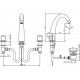 Смеситель Jacob Delafon Elevation E18871 для раковины на 3 отверстия с донным клапаном
