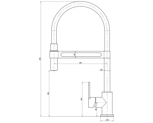 Смеситель Lemark Soul LM6006C для кухонной мойки Смеситель Lemark Soul LM6006C для кухонной мойки