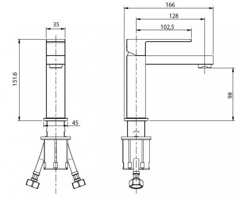 Смеситель M&Z Lauren LRN00206 для раковины