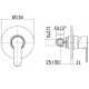 Смеситель Paffoni Blu BLU010CR для душа