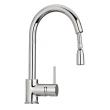 Смеситель Paini Cox 78CR591SAKM для кухонной мойки, излив выдвижной, хром