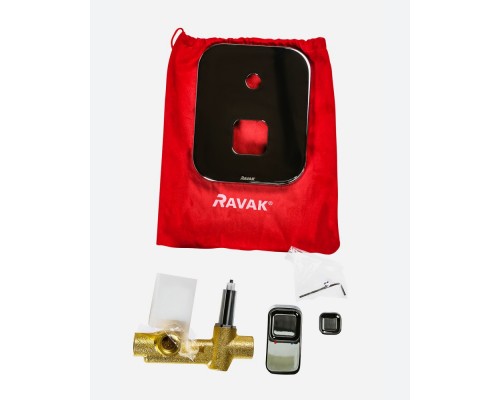 Смеситель для ванны и душа Ravak 10° TD 061.00, скрытого монтажа, хром, X070068