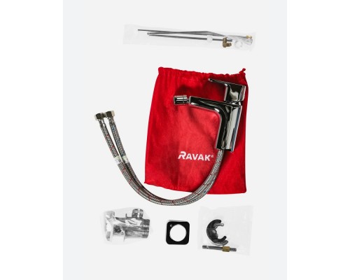 Смеситель для биде Ravak 10° Free-TD F 055.00, с донным клапаном, хром, X070133
