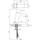 Смеситель для раковины Ravak 10° Free -TD F 014.00, хром, X070129