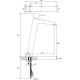 Смеситель для раковины Ravak 10° Free -TD F 015.00, хром, X070130