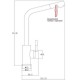 Смеситель для кухни Zorg Steel Hammer, нержавеющая сталь, SH 5161 INOX