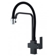Смеситель Zorg Clean Water ZR 341-6 YF BLACK для кухни под фильтр, черный
