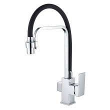 Смеситель Zorg Clean Water ZR 341-6 YF для кухни под фильтр, хром/черный