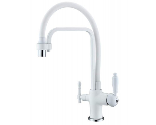 Смеситель Zorg Clean Water ZR 342-8 YF WHITE для кухни под фильтр, белый Смеситель Zorg Clean Water ZR 342-8 YF WHITE для кухни под фильтр, белый