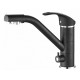 Смеситель Zorg Steel Hammer SH 321 BLACK CR для кухни под фильтр, черный металлик/хром