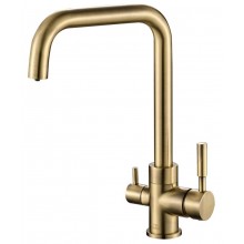 Смеситель Zorg Steel Hammer SH 715 BRONZE для кухни под фильтр, бронза