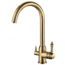 Смеситель Zorg Steel Hammer SH 723 BRONZE для кухни под фильтр, бронза