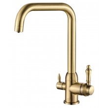 Смеситель Zorg Steel Hammer SH 725 BRONZE для кухни под фильтр, бронза