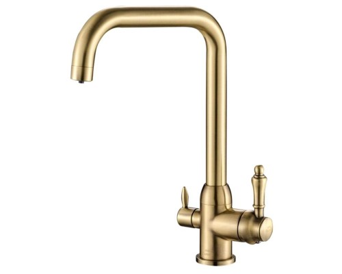 Смеситель Zorg Steel Hammer SH 725 BRONZE для кухни под фильтр, бронза