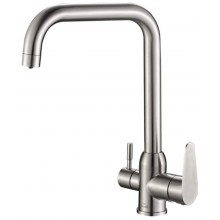 Смеситель Zorg Steel Hammer SH 725 INOX для кухни под фильтр, нержавеющая сталь