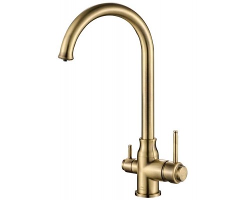 Смеситель Zorg Steel Hammer SH 763 BRONZE для кухни под фильтр, бронза