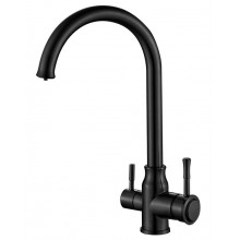 Смеситель Zorg Steel Hammer SH 763 INOX Grafit PVD для кухни под фильтр, графит PVD