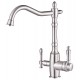Смеситель Zorg Steel Hammer SH 812 SATIN для кухни под фильтр, сатин