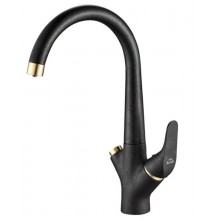 Смеситель Zorg Steel Hammer SH 815 BLACK BR для кухни под фильтр, черный металлик/бронза