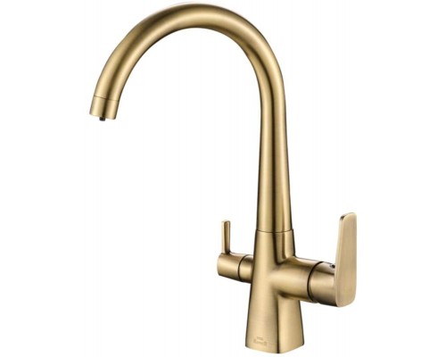 Смеситель Zorg Steel Hammer SH 819 BRONZE для кухни под фильтр, бронза