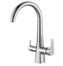 Смеситель Zorg Steel Hammer SH 819 CR для кухни под фильтр, хром