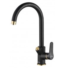Смеситель Zorg Steel Hammer SH 901 BLACK BR для кухни под фильтр, черный металлик/бронза