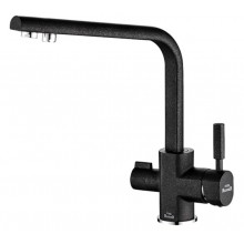 Смеситель Zorg Steel Hammer SH 909 BLACK CR для кухни под фильтр, черный металлик/хром
