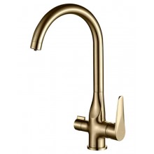 Смеситель Zorg Steel Hammer SH 910 BRONZE для кухни под фильтр, бронза