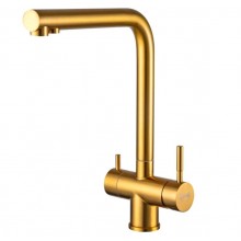 Смеситель Zorg Inox SZR-2020 BRONZE для кухни под фильтр, бронза