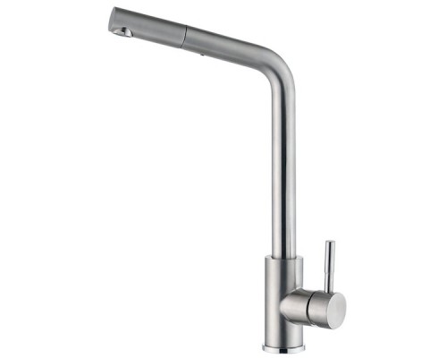 Смеситель для кухни Zorg Steel Hammer, нержавеющая сталь, SH 5161 INOX
