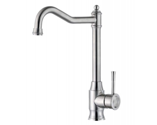 Смеситель для кухни Zorg Steel Hammer, нержавеющая сталь, SH 5208 INOX