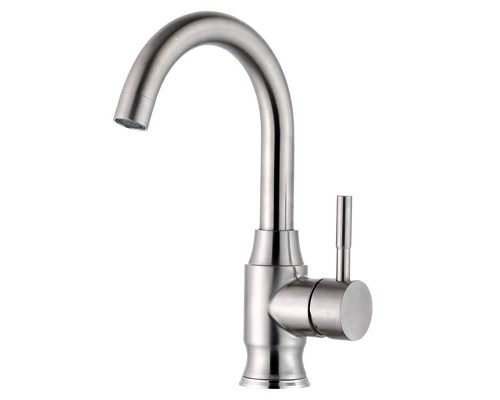 Смеситель для кухни Zorg Steel Hammer, нержавеющая сталь, SH 6166 INOX