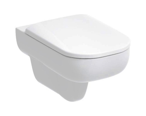 Подвесной унитаз Geberit Smyle, безободковый, белый, 500.210.01.1