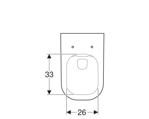 Подвесной унитаз Geberit Smyle, безободковый, белый, 500.210.01.1