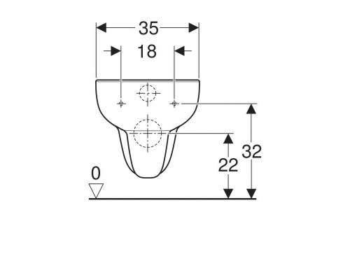 Подвесной унитаз Geberit Smyle, безободковый, белый, 500.210.01.1