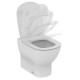 Приставной унитаз Ideal Standard Tesi AquaBlade® T007701, безободковый