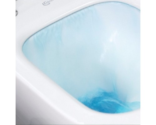 Приставной унитаз Ideal Standard Tesi AquaBlade® T007701, безободковый