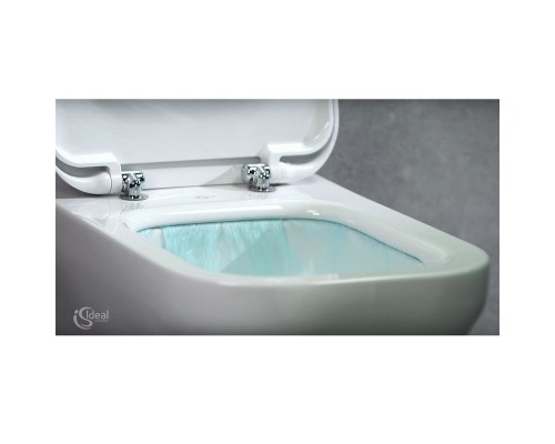 Приставной унитаз Ideal Standard Tesi AquaBlade® T007701, безободковый
