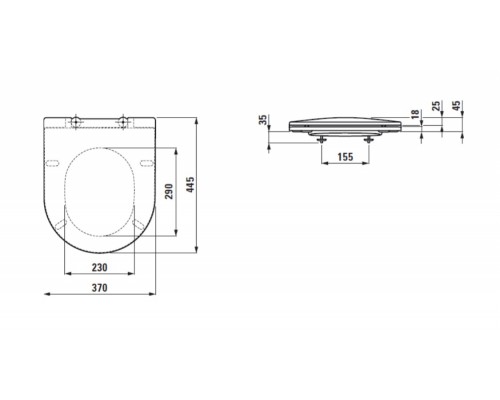 Инсталляция Laufen с безободковым унитазом Laufen Pro Rimless 8.6996.6.000.000.R, кнопка, сиденье микролифт, комплект Pack Laufen Pro Rimless