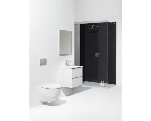 Инсталляция Laufen с безободковым унитазом Laufen Pro Rimless 8.6996.6.000.000.R, кнопка, сиденье микролифт, комплект Pack Laufen Pro Rimless