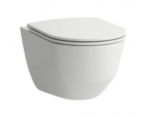 Инсталляция Laufen с безободковым унитазом Laufen Pro Rimless 8.6996.6.000.000.R, кнопка, сиденье микролифт, комплект Pack Laufen Pro Rimless