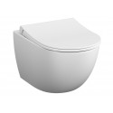 Подвесной безободковый унитаз Vitra Sento 7748B001-0101 крышка микролифт, белый матовый