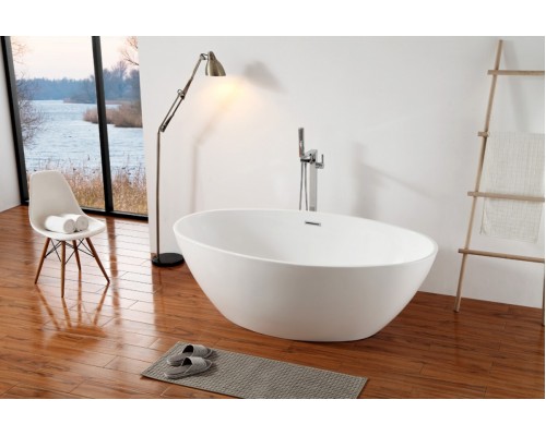 Ванна акриловая Abber AB9249, цвет - белый, 175 х 100 х 58 см