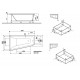 Ванна акриловая Am.Pm Spirit W72A-160L100W-A2, 160 x 100 см, левосторонняя