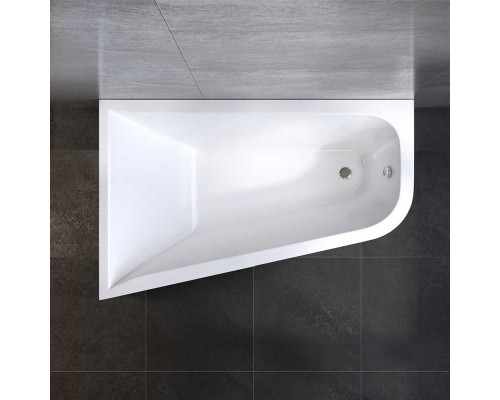 Ванна акриловая Am.Pm Spirit W72A-160L100W-A2, 160 x 100 см, левосторонняя